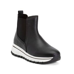 GABOR Black Made In Portugal Leather Heeled Boots
